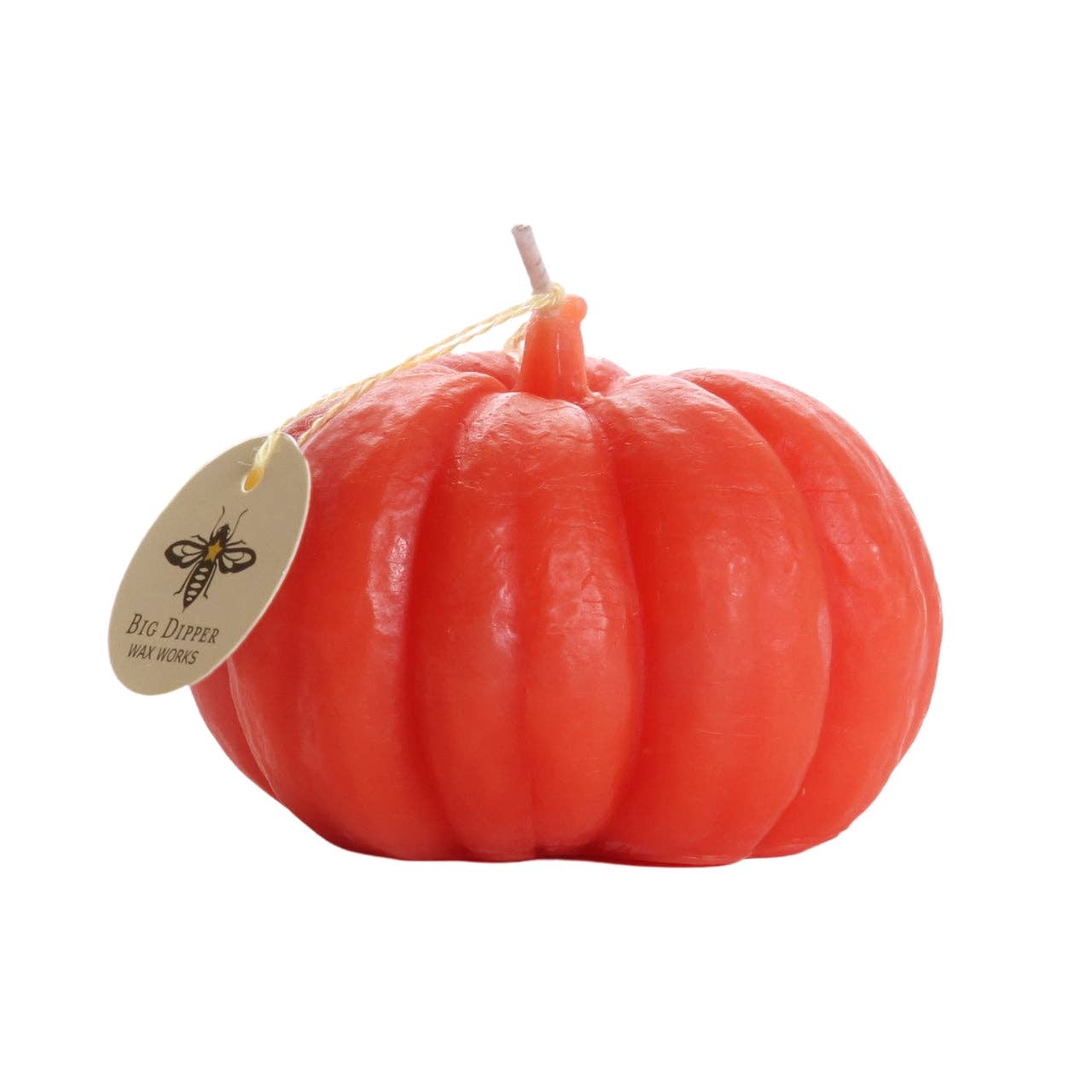 Pumpkin Candles – 100% Pure Beeswax – 3 Sizes Available