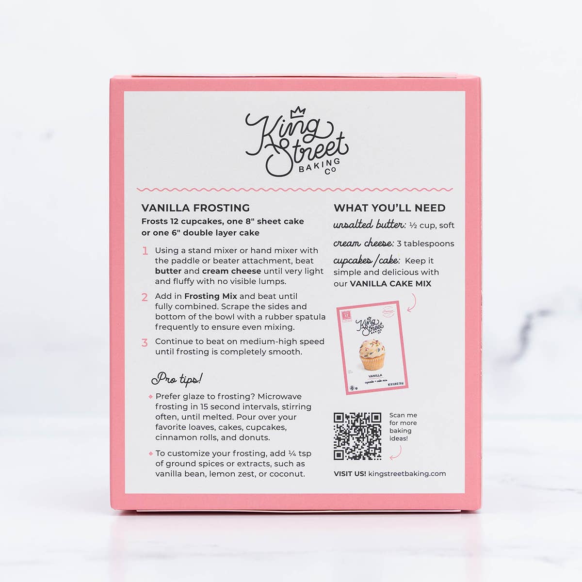 Premium Vanilla Frosting Mix