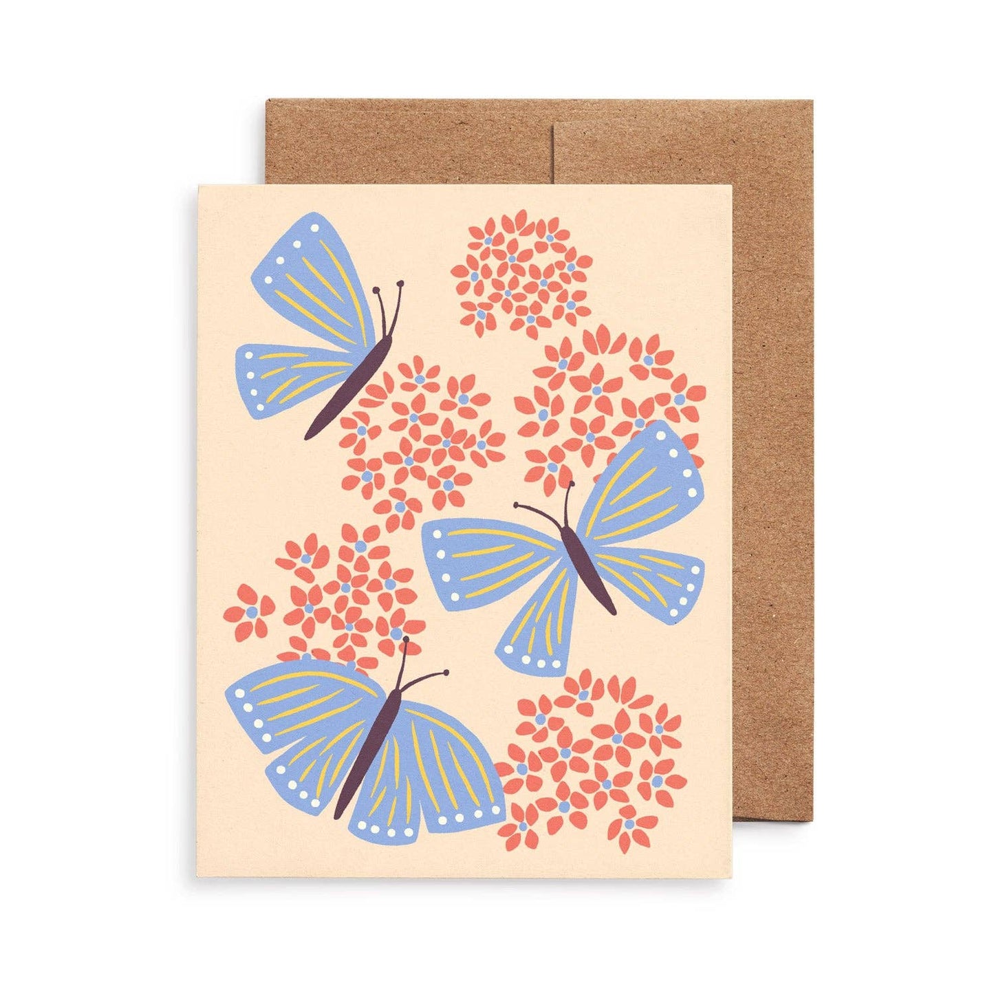 Butterflies & Milkweed Card