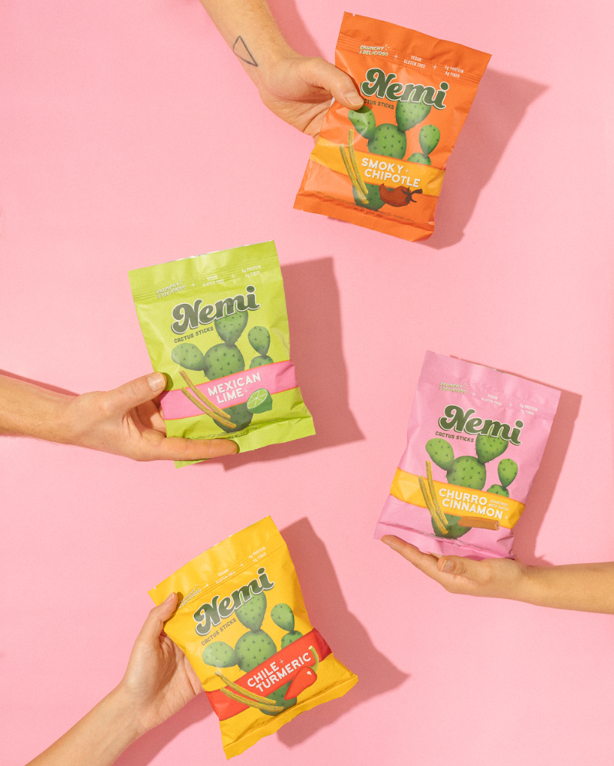 Fiesta Starter Bundle - Crunchy Nopales Cactus Nemi Snacks
