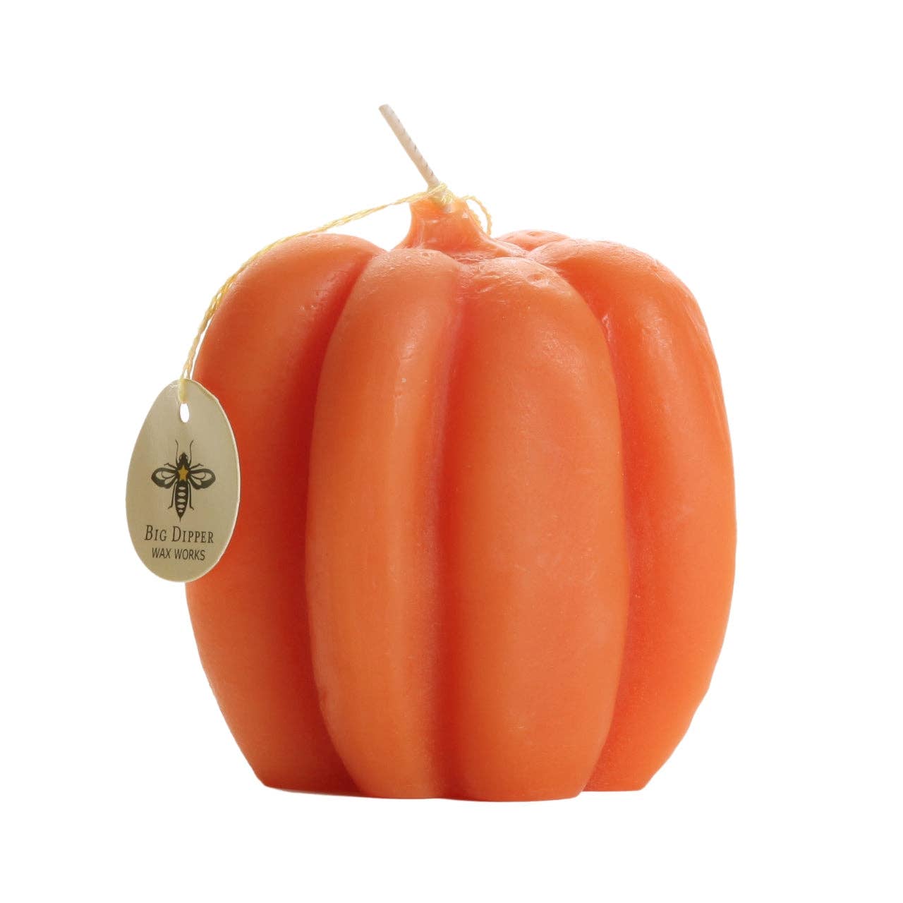 Pumpkin Candles – 100% Pure Beeswax – 3 Sizes Available