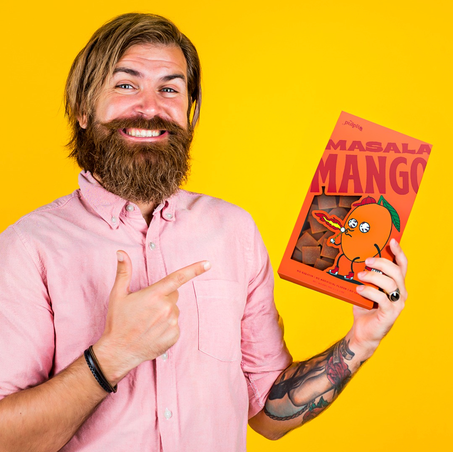 Masala Mango - Natural Fruit Snacks - Dried Fruit Bites