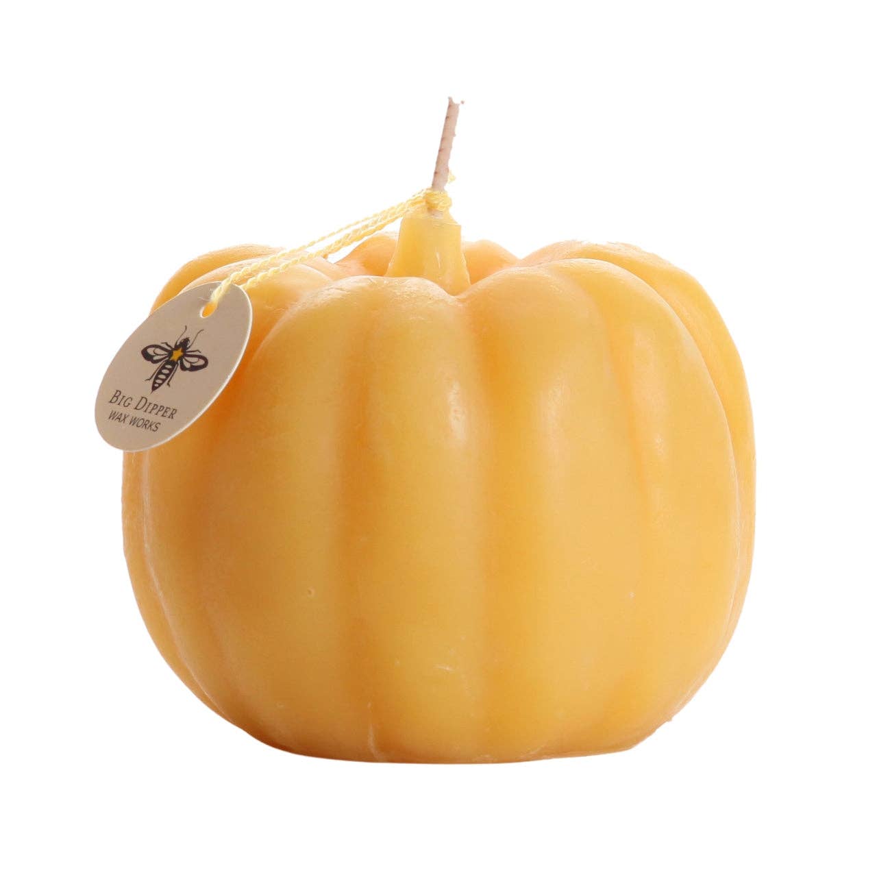 Pumpkin Candles – 100% Pure Beeswax – 3 Sizes Available