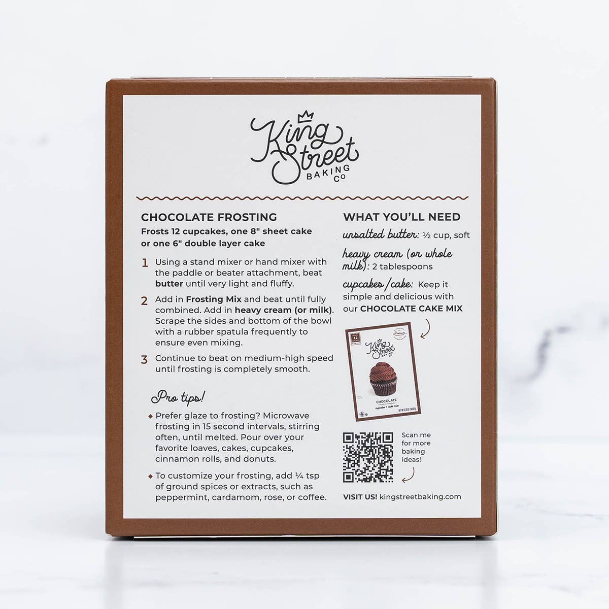 Premium Chocolate Frosting Mix