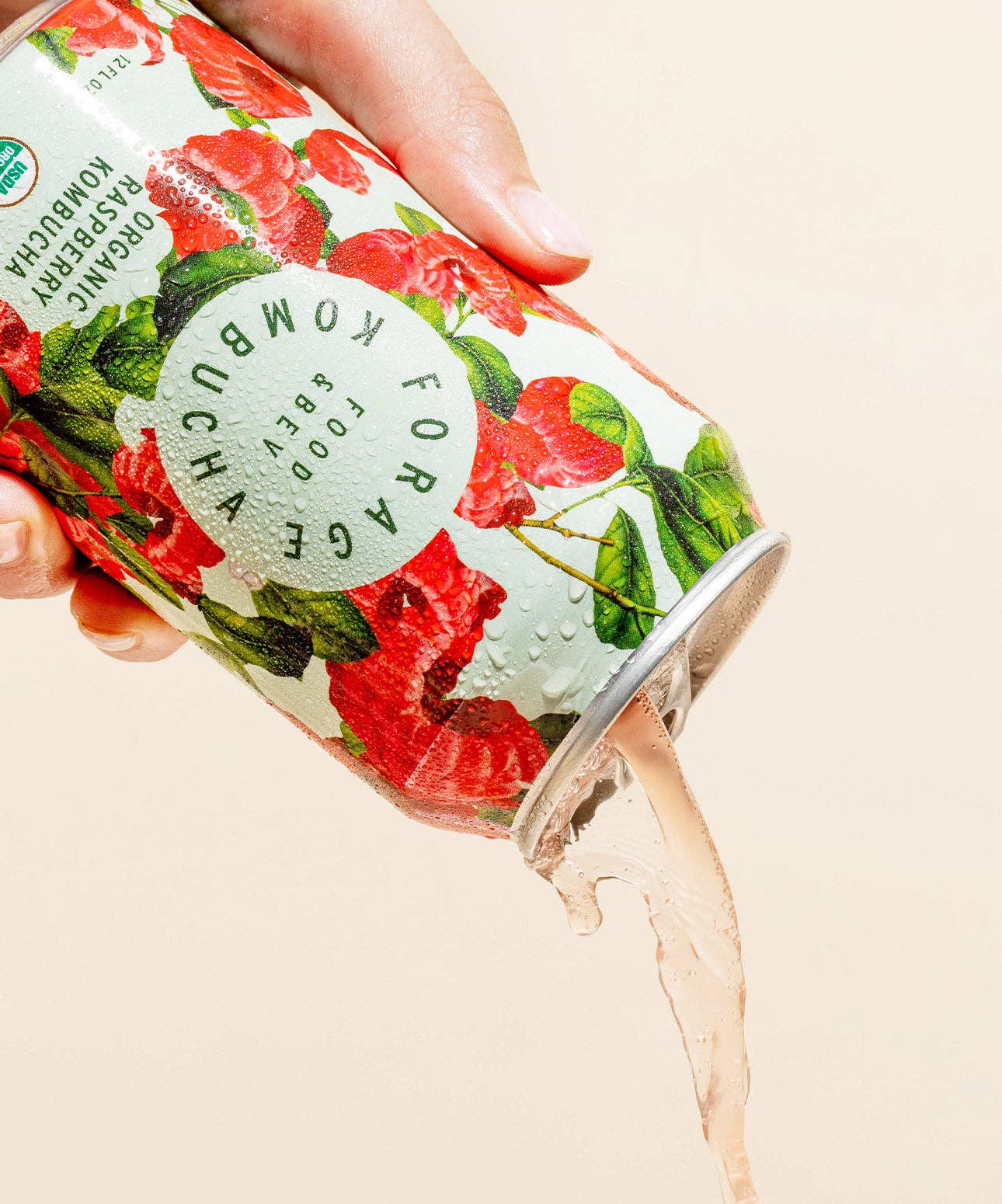 Raspberry Kombucha