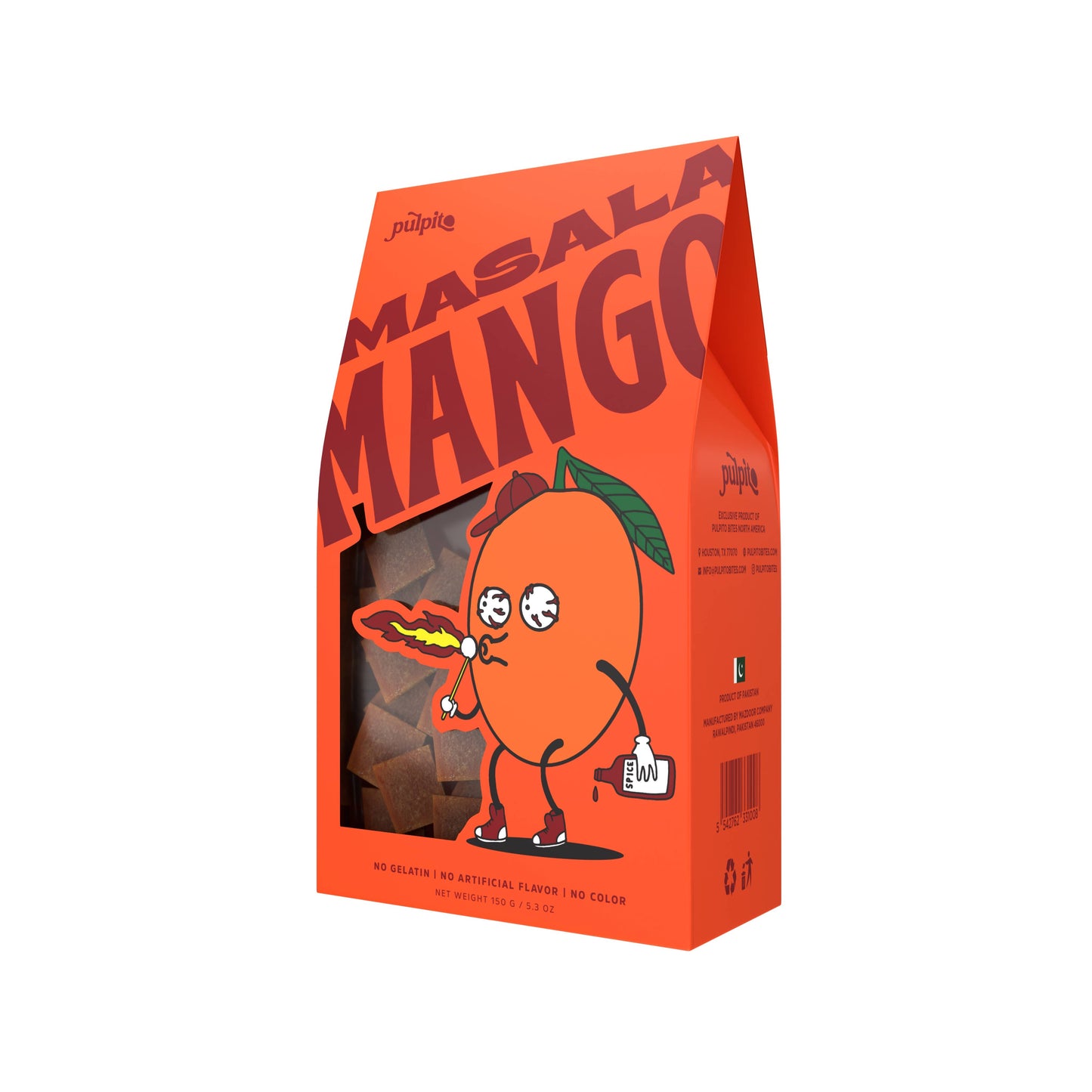 Masala Mango - Natural Fruit Snacks - Dried Fruit Bites
