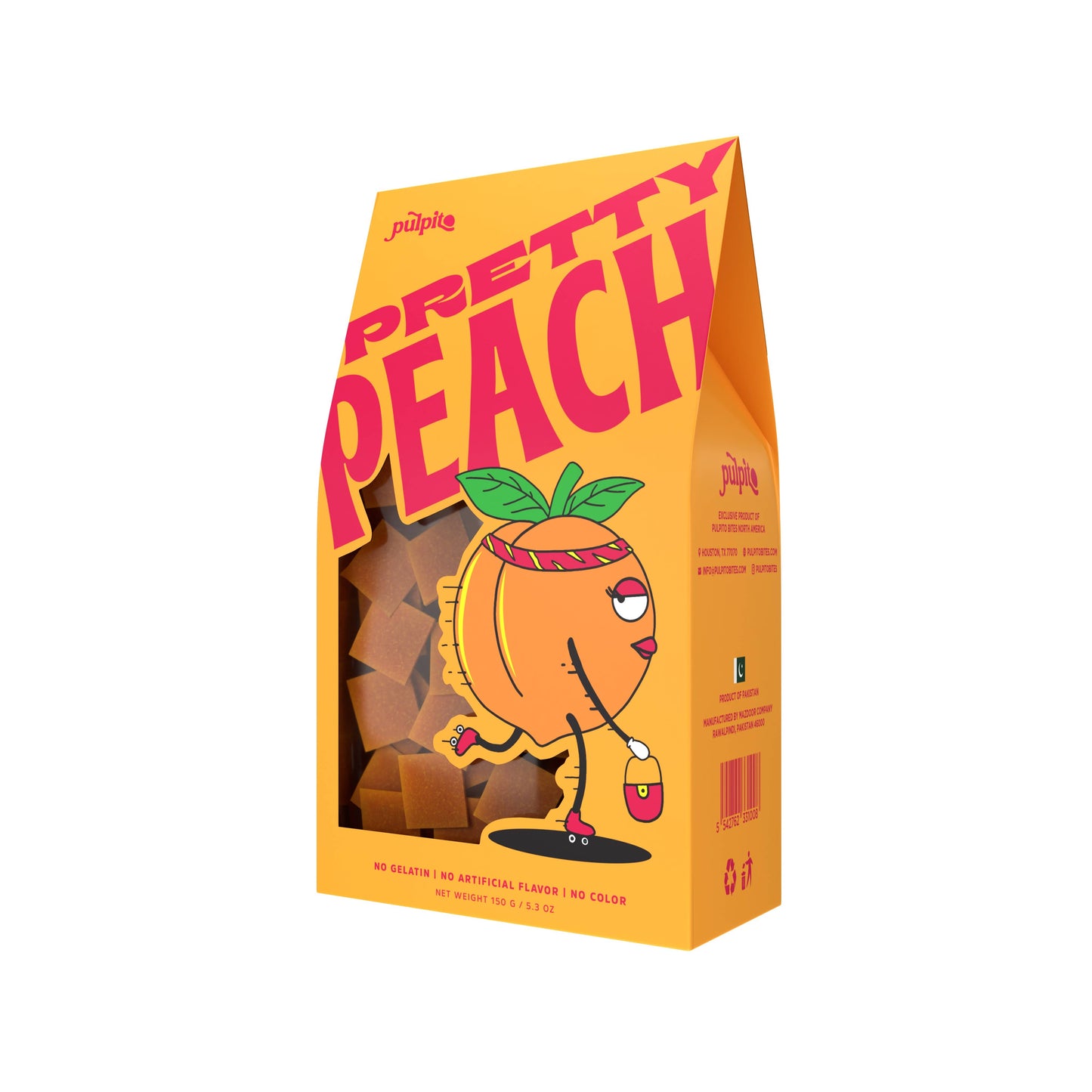 Pretty Peach - Natural Fruit Snacks - Dried Fruit Bites