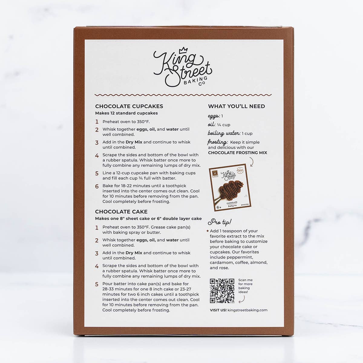 Premium Chocolate Cupcake & Cake Baking Mix