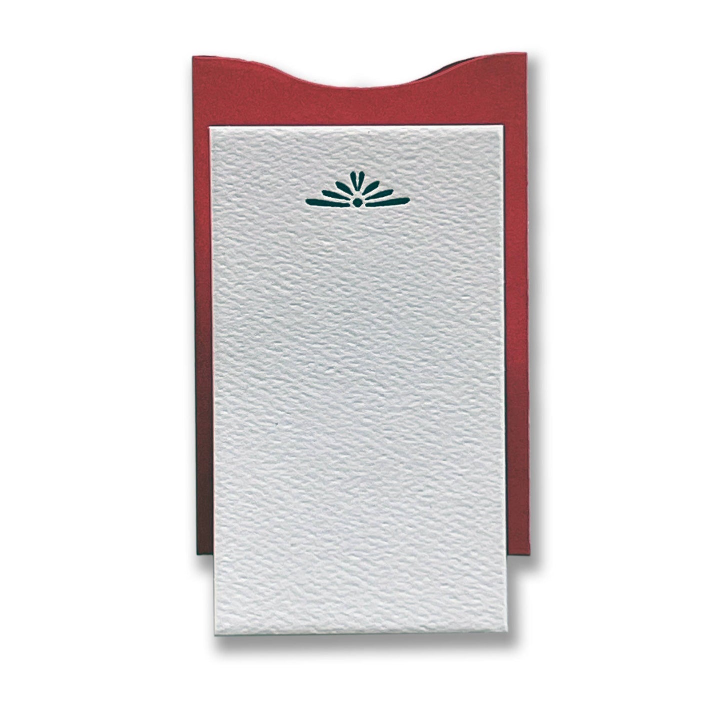 Deco Letterpress Enclosure Card