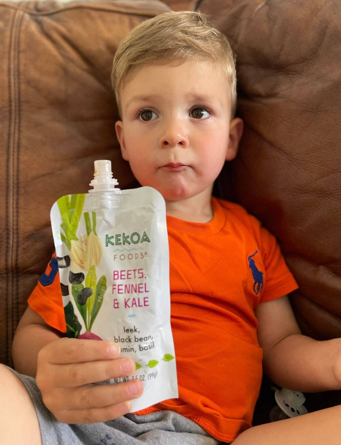 Beets, Fennel & Kale Squeeze Pouch, 100% Organic Vegetarian Baby Food Purée
