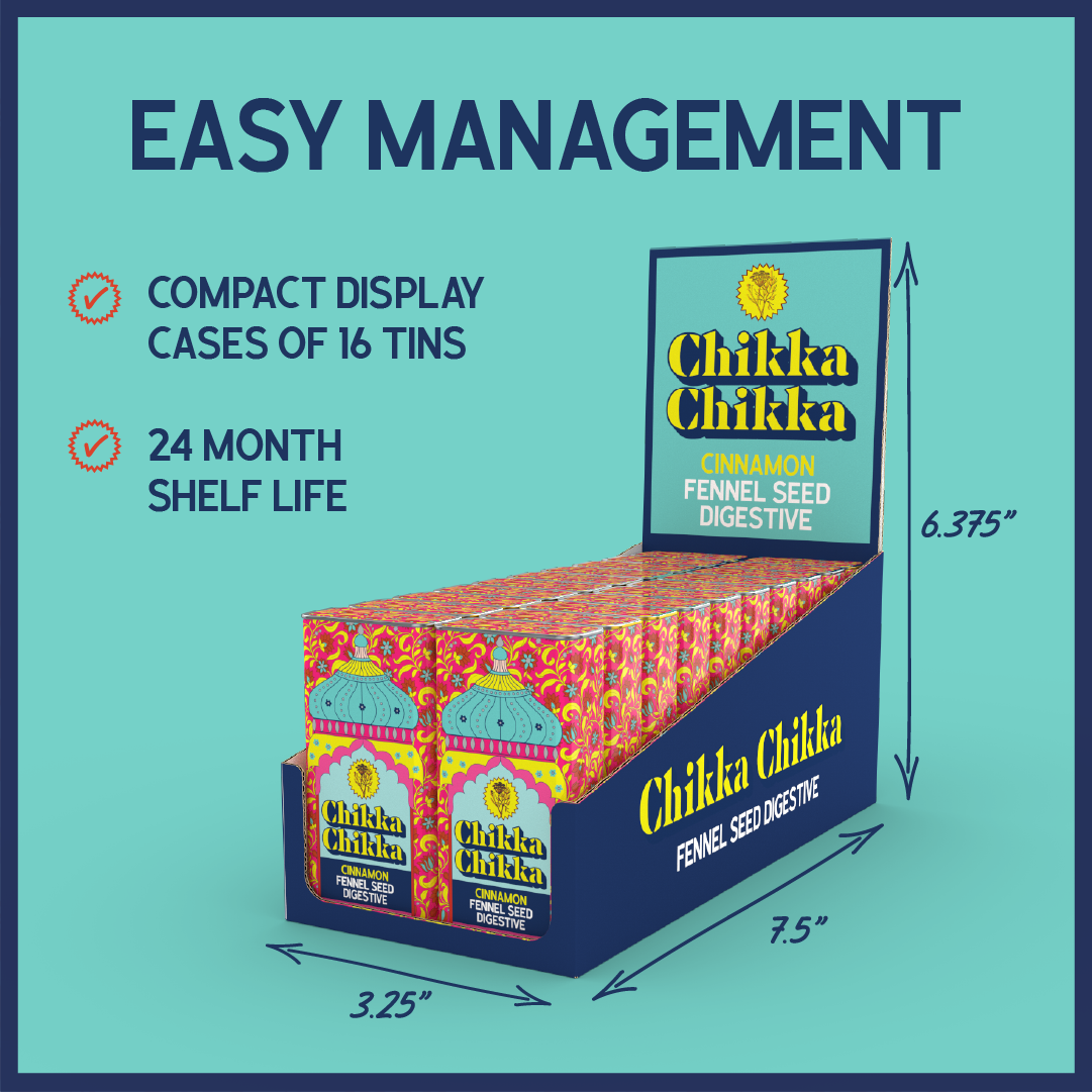 Chikka Chikka Mint 1oz Digestive Tin
