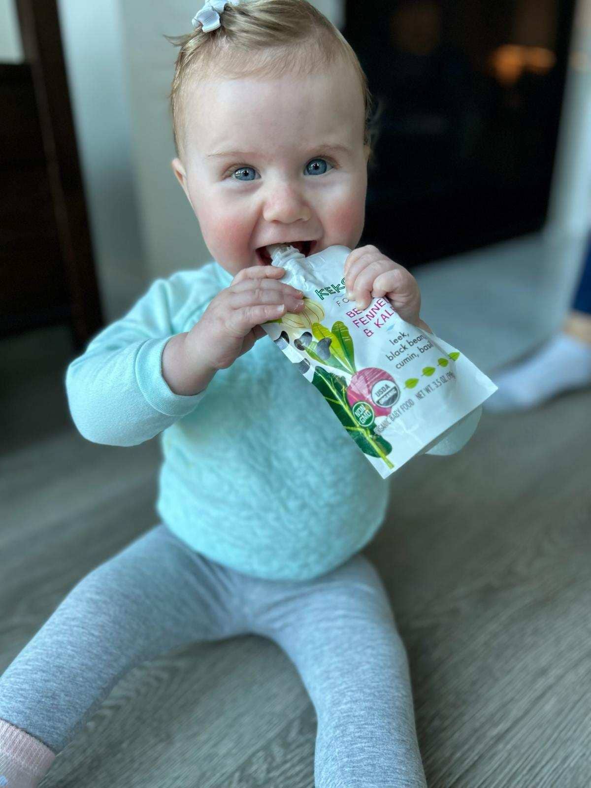 Beets, Fennel & Kale Squeeze Pouch, 100% Organic Vegetarian Baby Food Purée