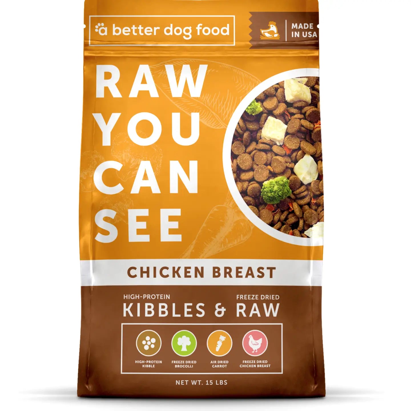 Raw You Can See: Chicken Dog Food