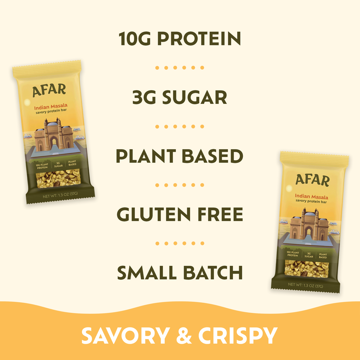Savory Protein Bar - Indian Masala Flavor