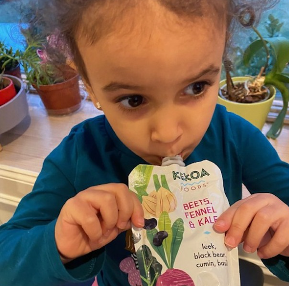 Beets, Fennel & Kale Squeeze Pouch, 100% Organic Vegetarian Baby Food Purée