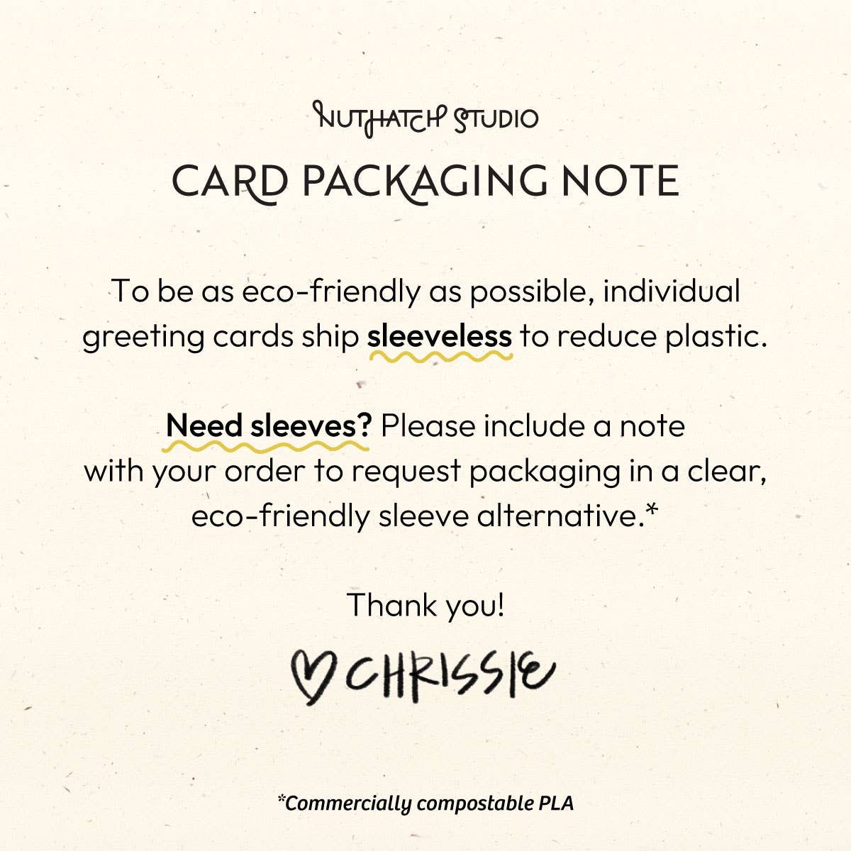 Chickadees & Hickory Card