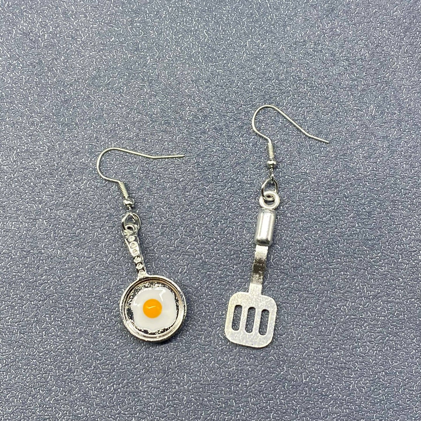 Poached Egg Kitchenware Dangle Earrings - YK