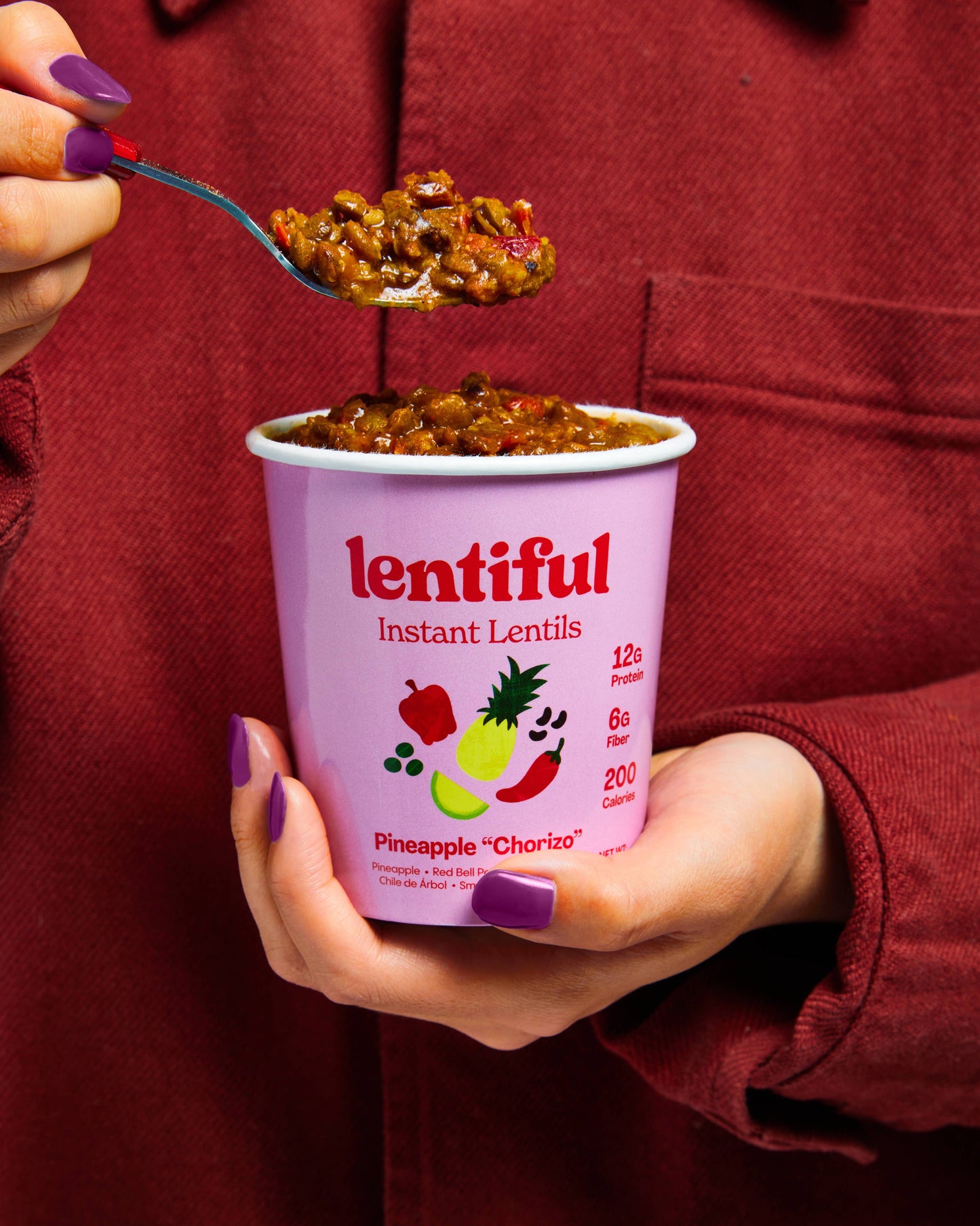 Pineapple "Chorizo" Instant Lentils 8-Pack