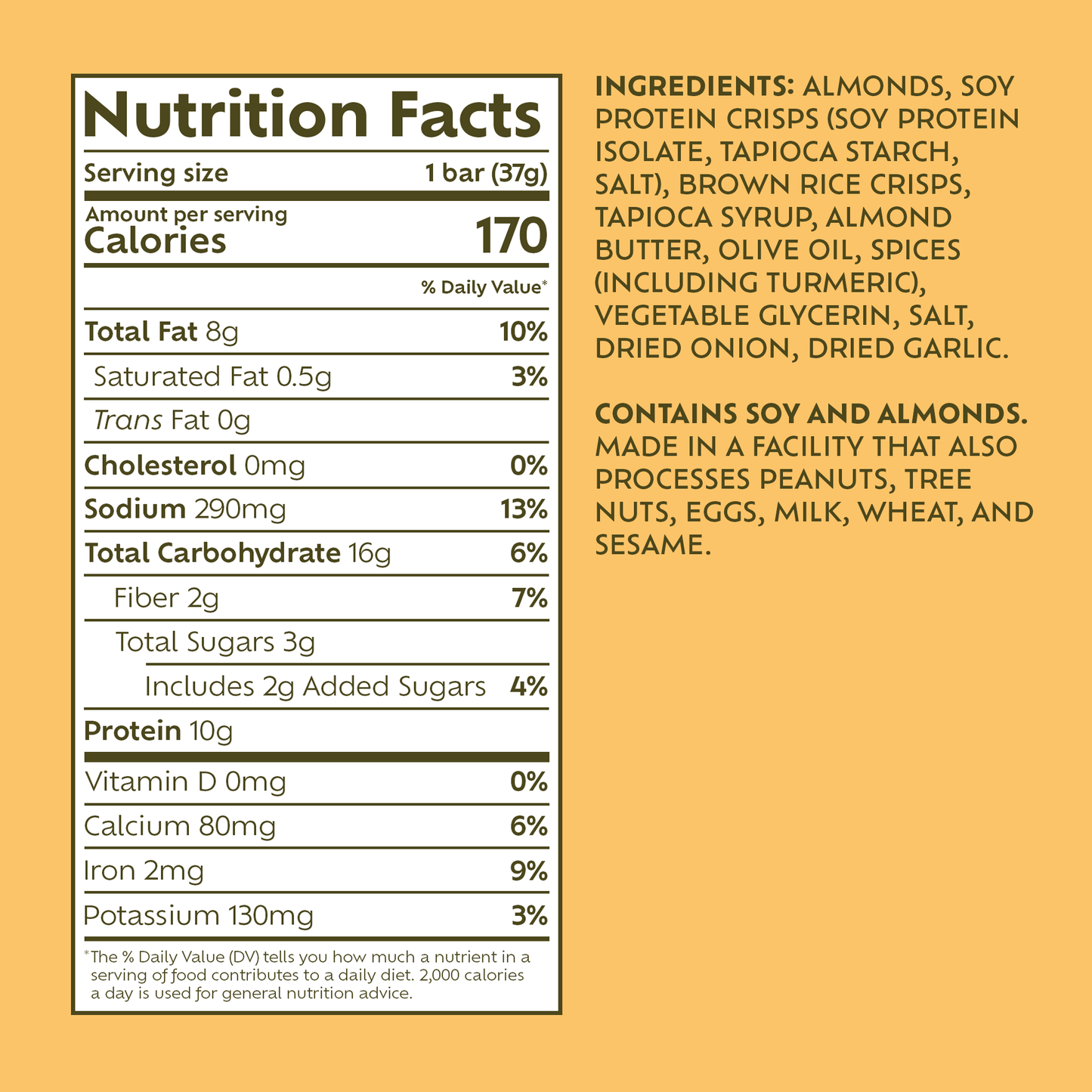 Savory Protein Bar - Indian Masala Flavor