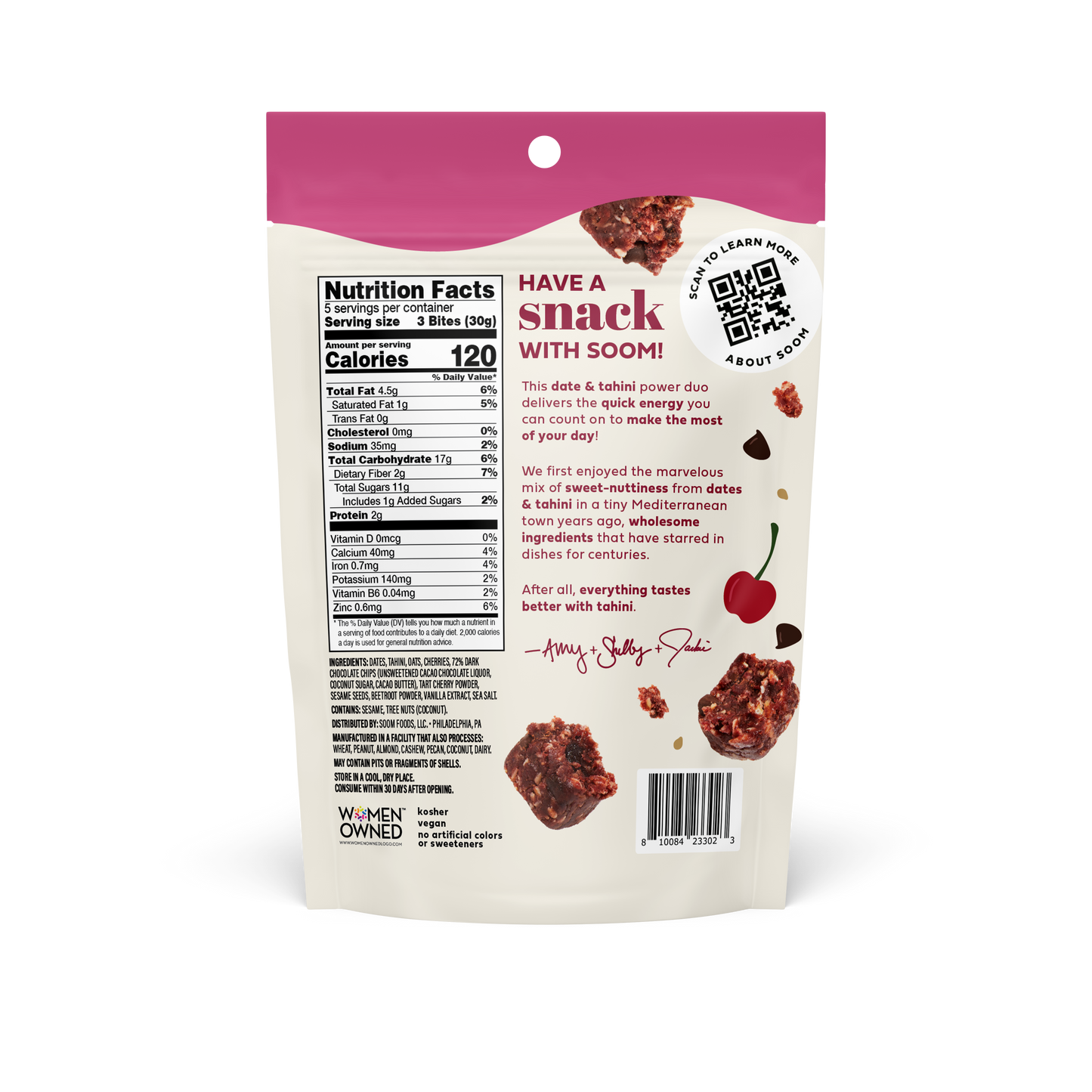 Cherry Chocolate Snack Bites
