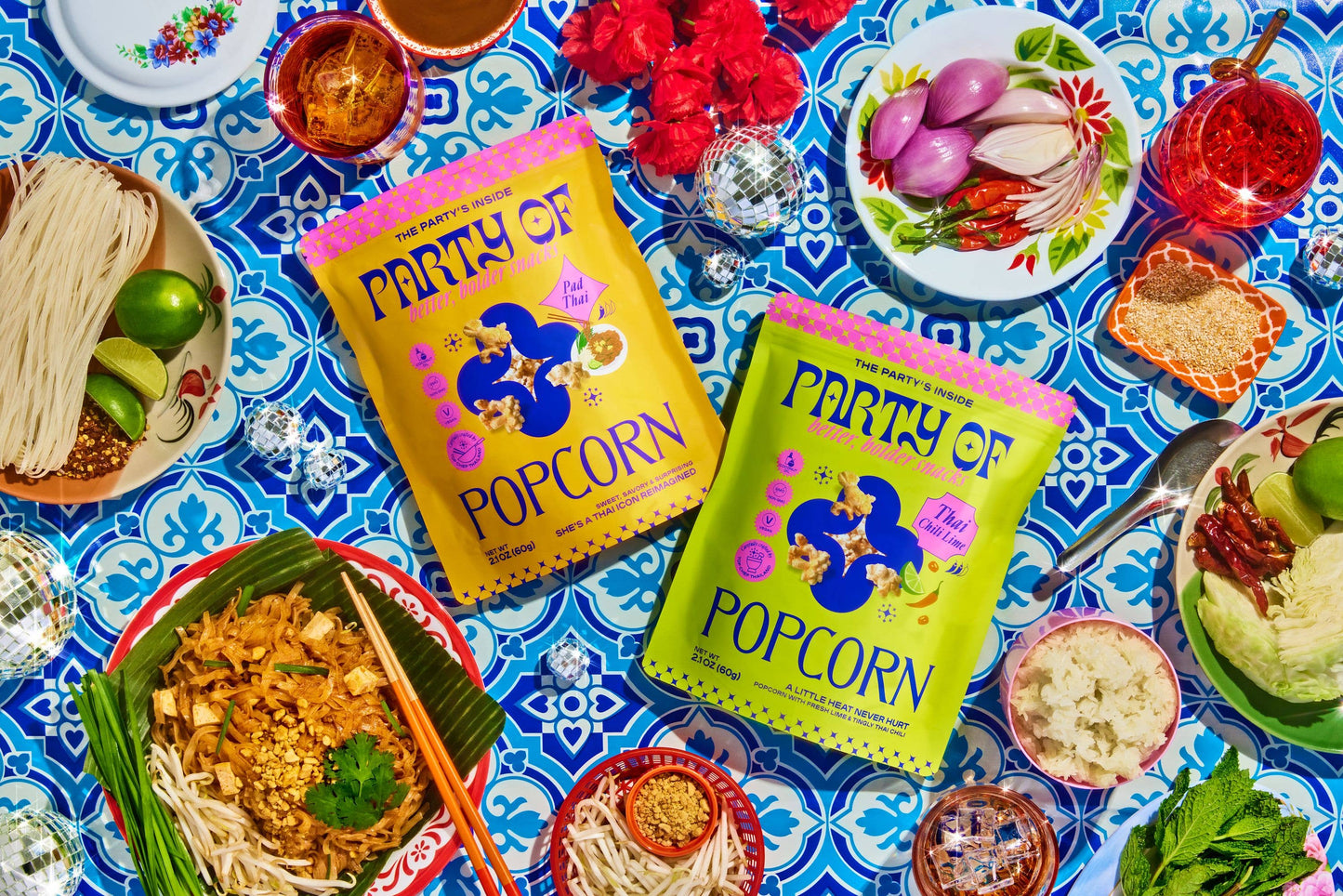Sampler pack: 25 Pad Thai, 25 Chili Lime