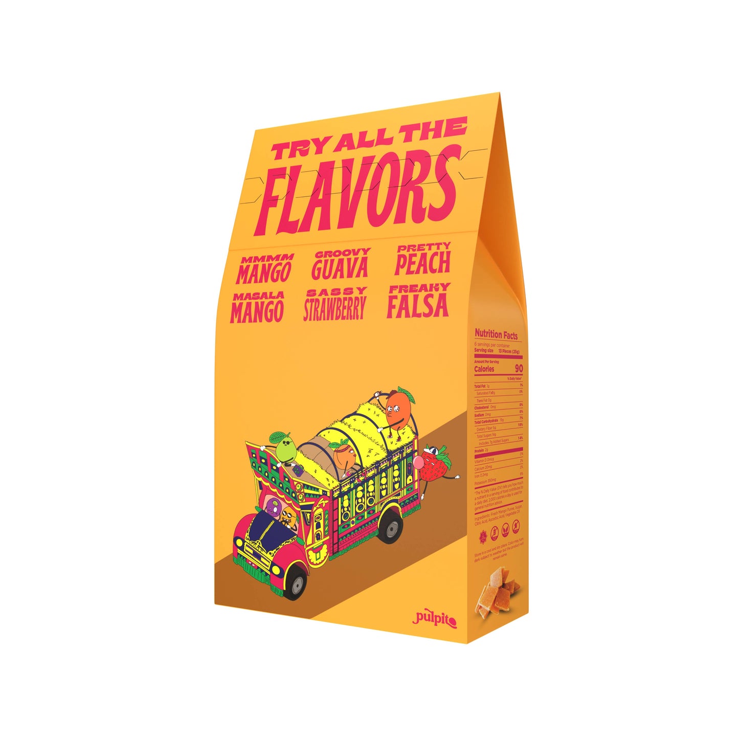 Pretty Peach - Natural Fruit Snacks - Dried Fruit Bites
