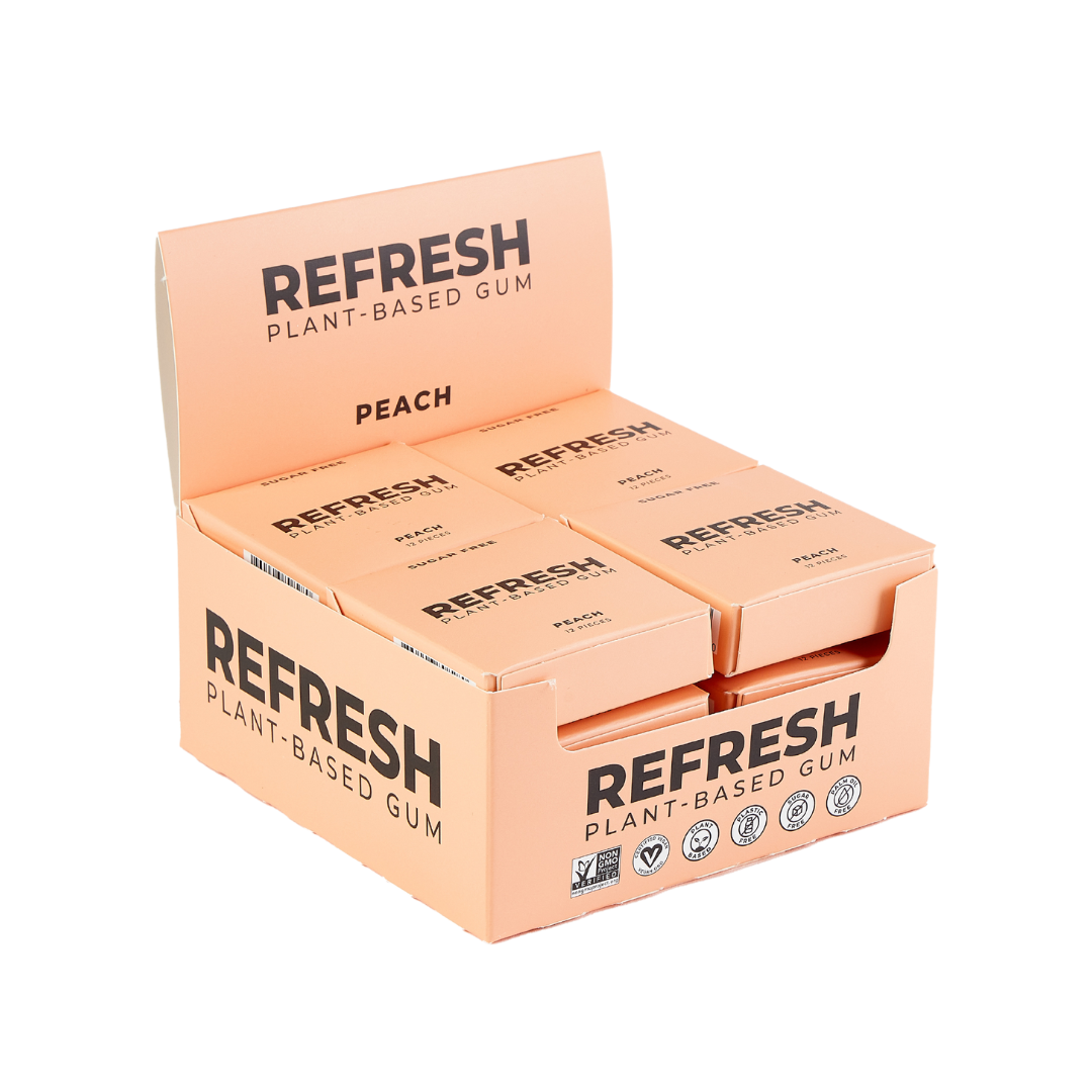 Peach Gum (12 Pack)
