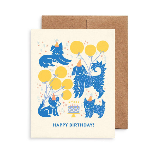 Party Pups Birthday Card