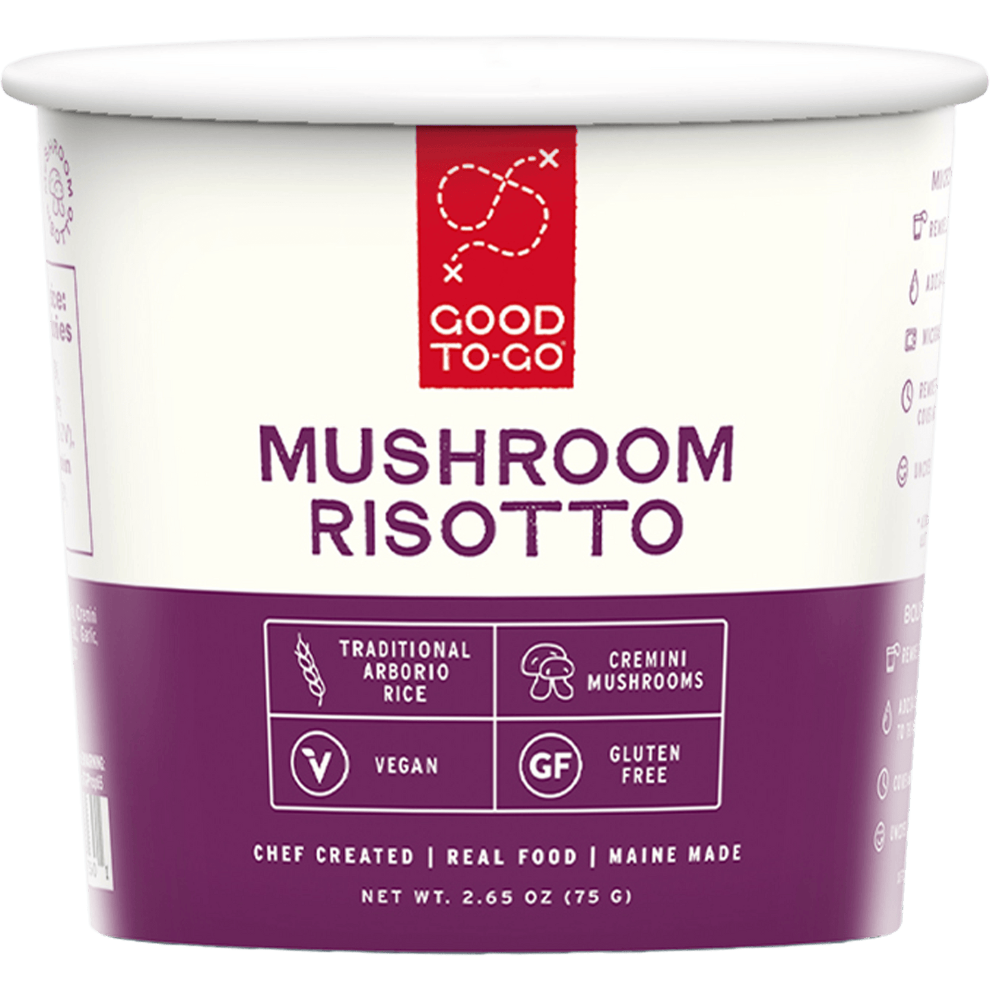 Mushroom Risotto | Instant Lunch & Dinner Cup I Gluten Free