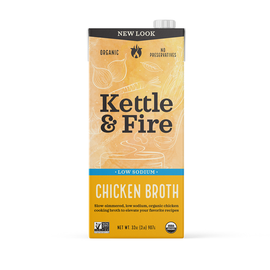 Organic Low Sodium Chicken Cooking Broth 32oz