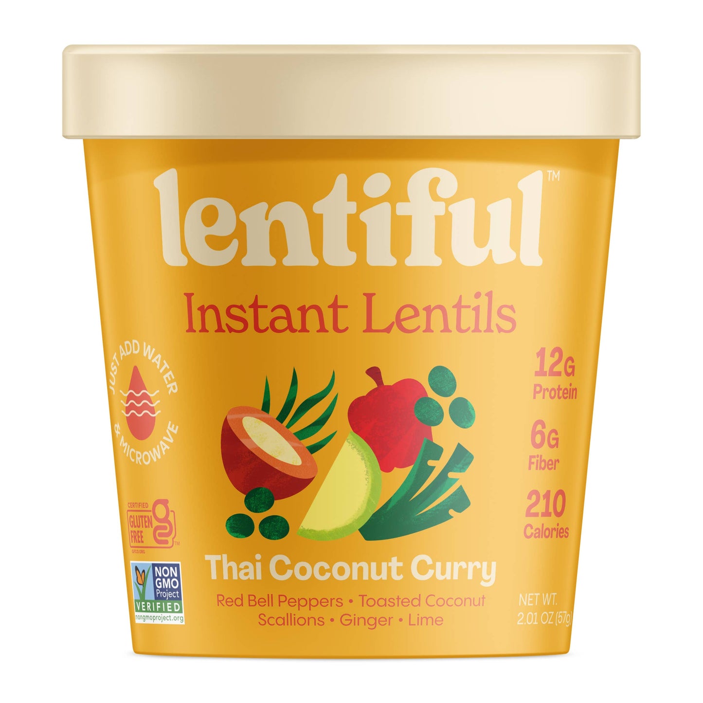 Thai Coconut Curry Instant Lentils 8-Pack