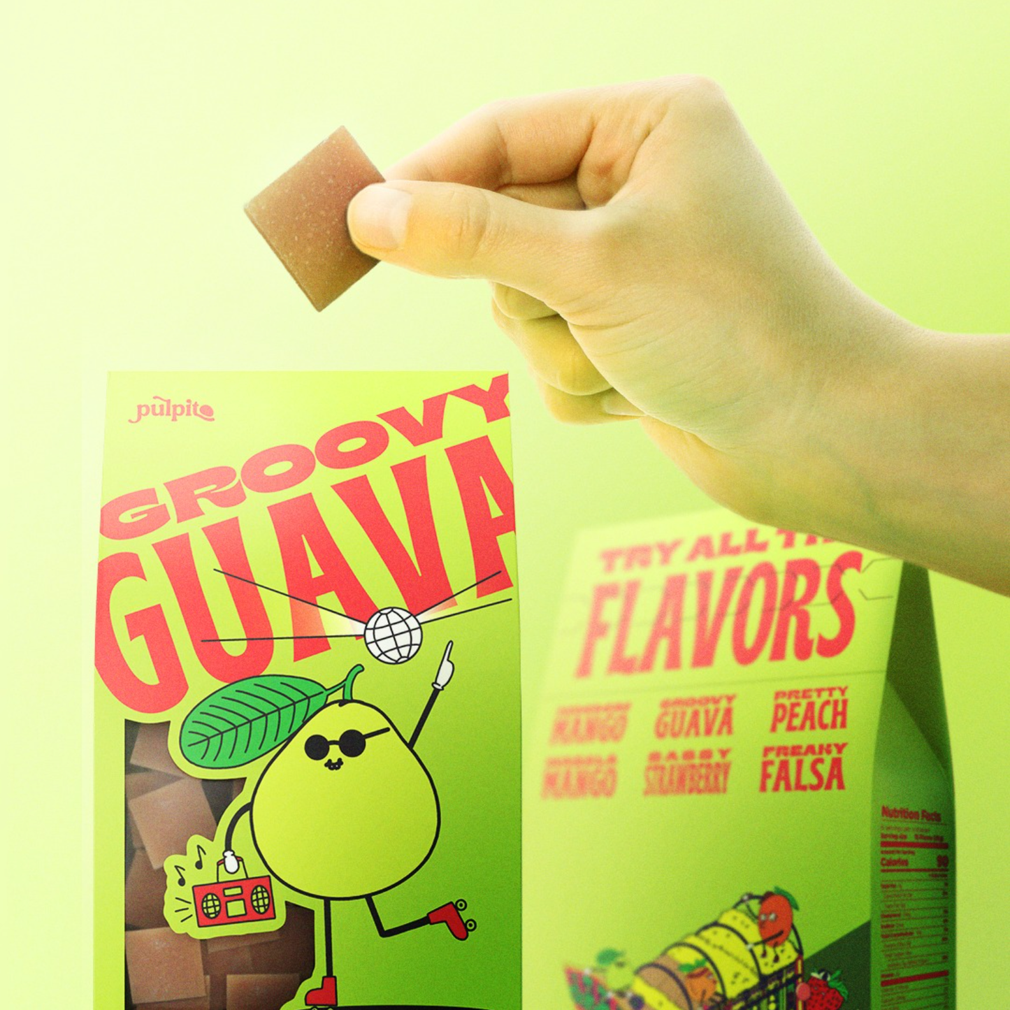 Groovy Guava - Natural Fruit Snacks - Dried Fruit Bites