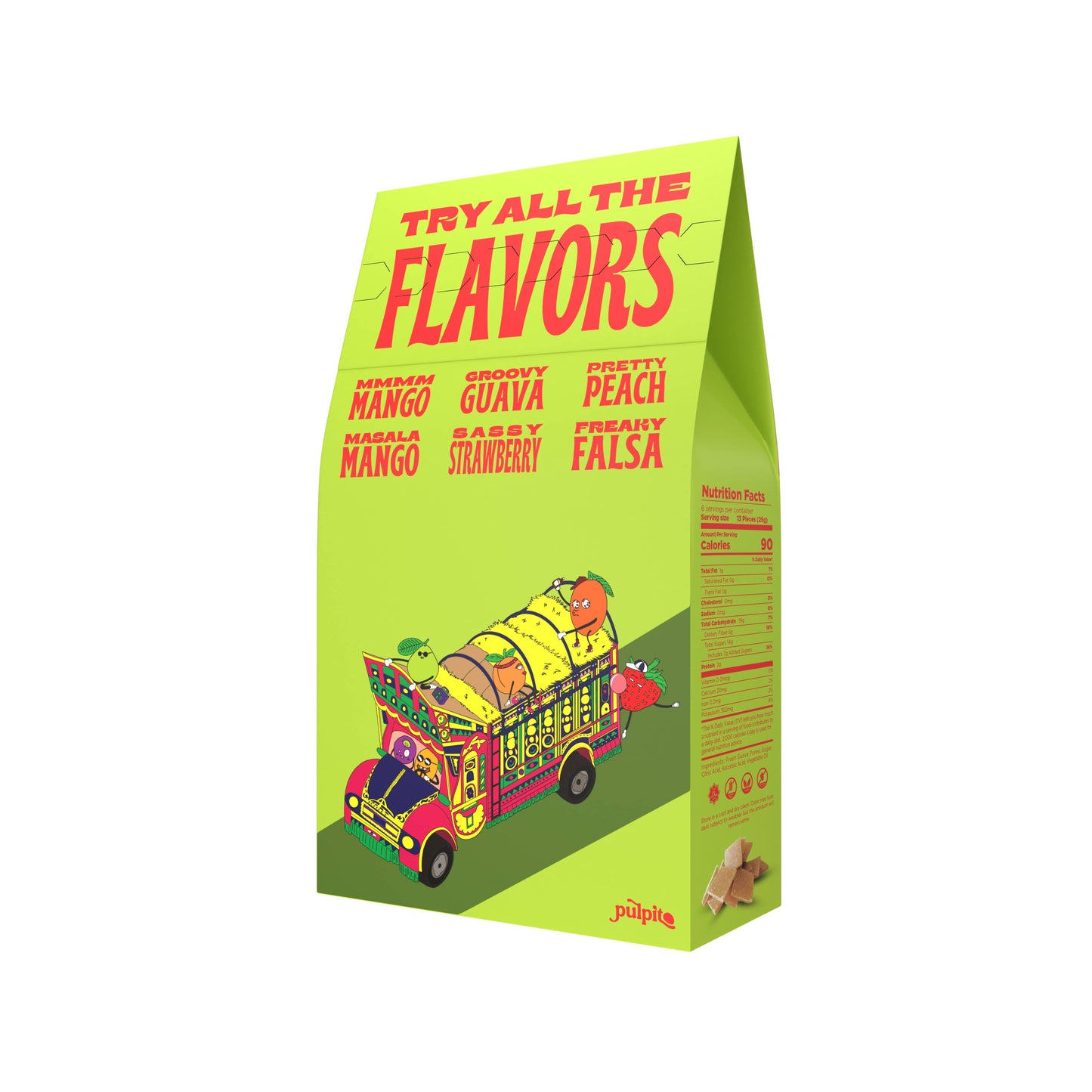 Groovy Guava - Natural Fruit Snacks - Dried Fruit Bites