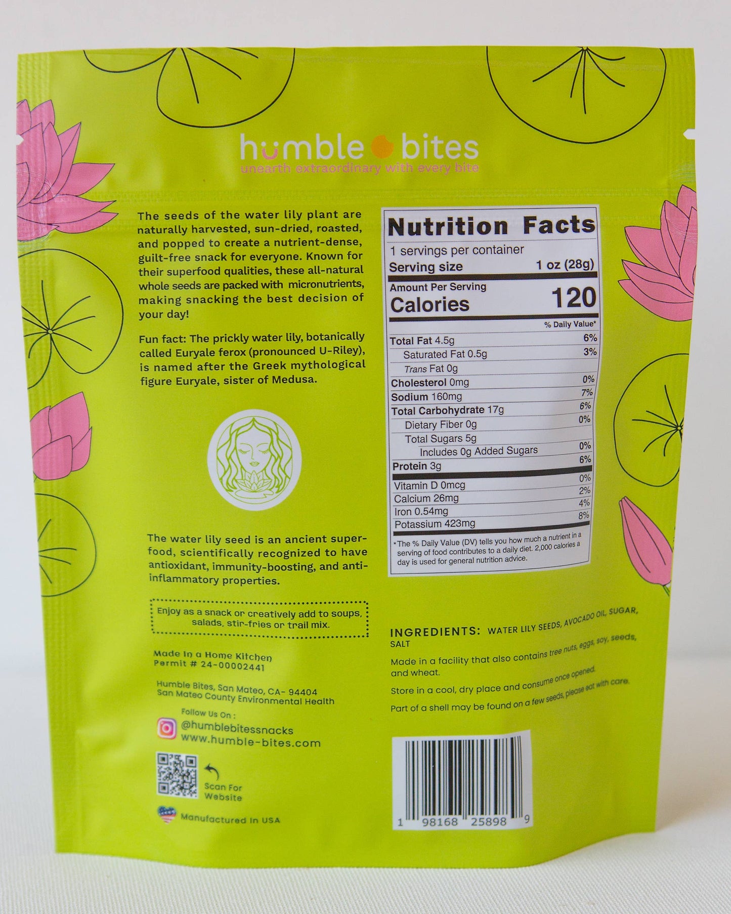 Sweet & Salty Lily Pops Gluten Free Vegan Snacks