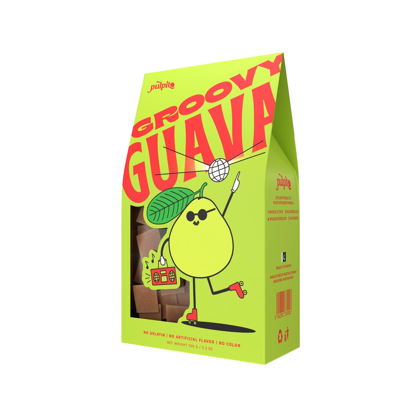 Groovy Guava - Natural Fruit Snacks - Dried Fruit Bites