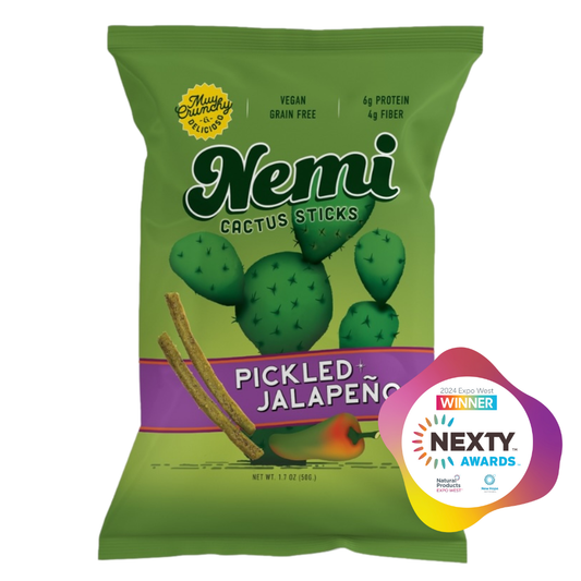 Pickled Jalapeño - Crunchy Nopales Nemi Snacks