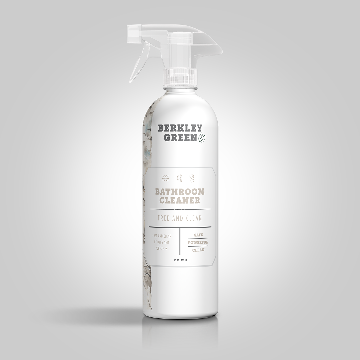 Eco Bathroom Cleaner, Free & Clear (25oz bottle)