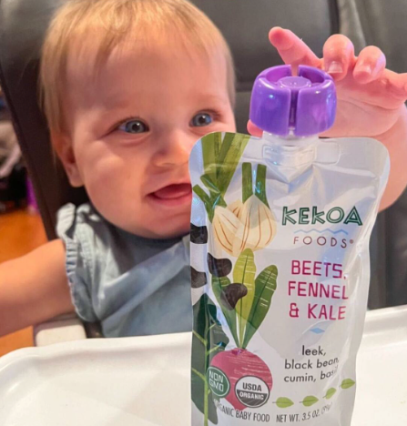 Beets, Fennel & Kale Squeeze Pouch, 100% Organic Vegetarian Baby Food Purée